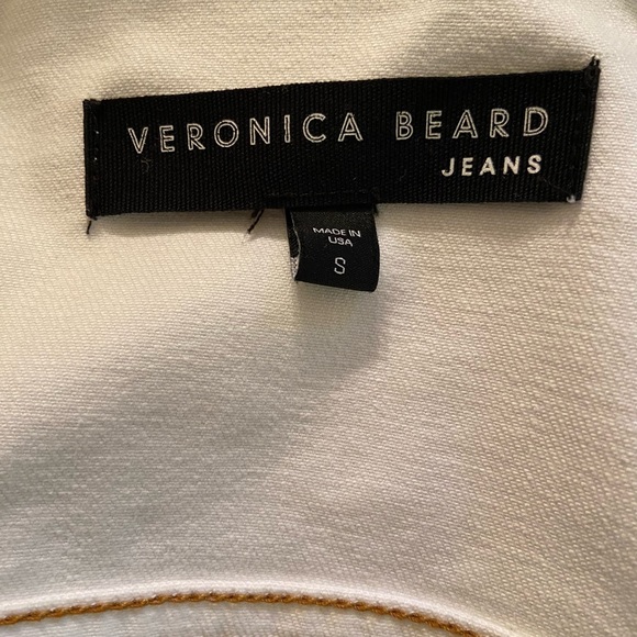 Veronica Beard White Denim Jacket - Picture 6 of 8